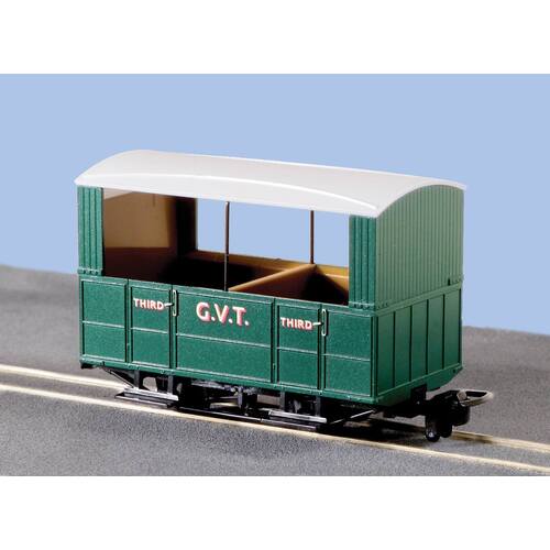 Peco -  OO-9 GVT 4Wheel Coach Open Sides - GR520