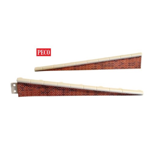 Peco - HO/OO Ramps Edging Brick (2) - LK66