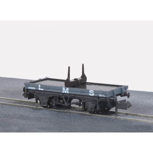 Peco -  N Bolster Wagons LMS bauxite(2) - NR39M