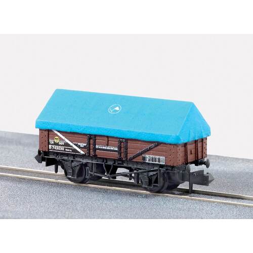 Peco -  N 5 Plank China Clay Hood Wagon - NR51