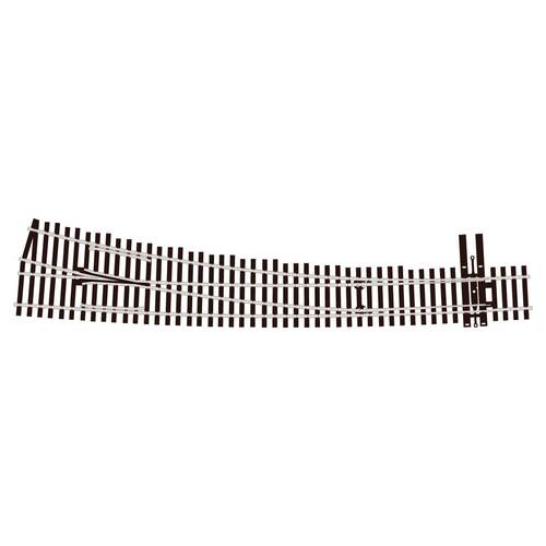 Peco -  HO Code 83 #7 Rh Curved Electf.Point - SLE8376