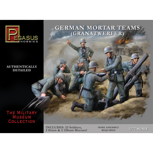 Pegaus - 1/72 German Mortar Team 