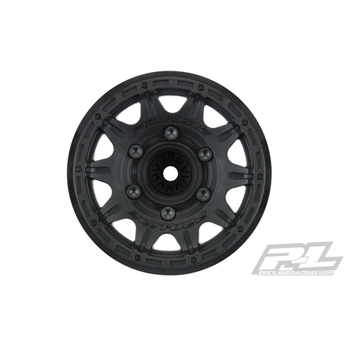 PROLINE RAID 2.8 TRAXXAS BLACK 6X30 REMOVABLE HEX WHEELS 2PCS FOR STAMPEDE, RUSTLER, JATO- PR2774-03