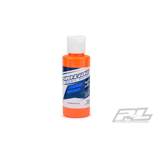 PROLINE POLYCARBONATE RC BODY PAINT - FLUORESCENT ORANGE - 60ml - PR6328-01