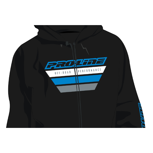 PRO-LINE OP BLACK ZIP-UP HOODIE MEDIUM - PR9832-02