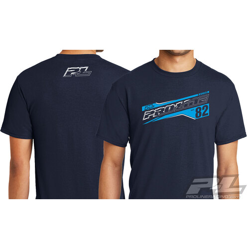 PROLINE Pro-Line Streak Deep Navy T-Shirt - Small - PR9854-01