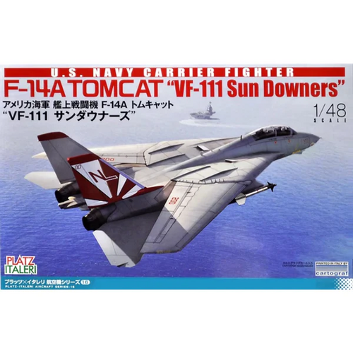 Platz - 1/48 US NAVY F-14A TOMCAT VF-111 "SUNDOWNERS"