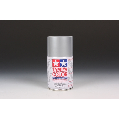 Tamiya - Spray Metallic Silver - For Polycarbonate -100ml - 86048-A00