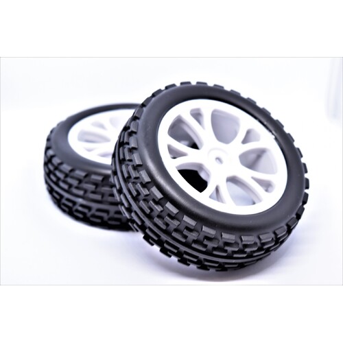 Front Buggy Tyre Set Spirit (White)