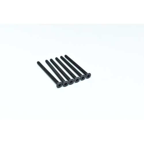 Flat Hex screw M3 x 40 (6pce)