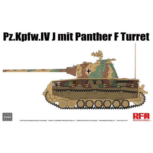 Ryfield Model - 1/35 Pz.Kpfw.IV w/Panterh F Turret