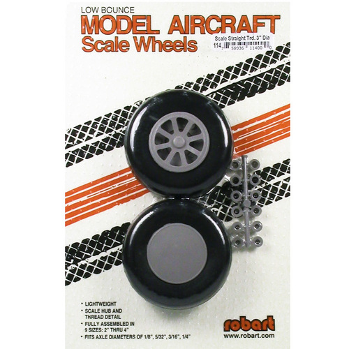 ROBART SCALE WHEELS: 3.00 INCH