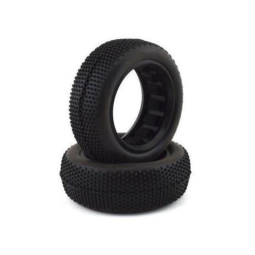 Raw Speed SuperMini 1/10 2wd Buggy Front Tire - Soft with Grey Open Cell Insert 2pc - RS100109SG