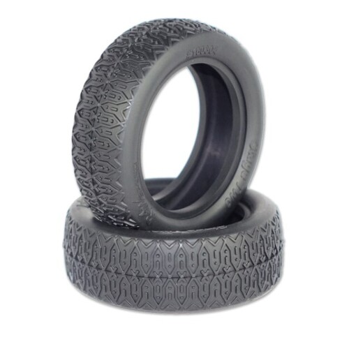 Raw Speed Stage Two 4W Buggy Front Tire - Soft Long Wear with Black Insert - RS160703SLB