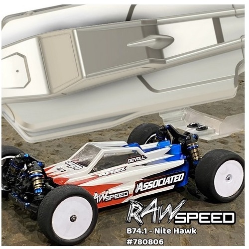 Raw Speed Nitehawk V2 1/10 Buggy Body AE B74.1/B74.1D (Lightweight) - RS780806LW