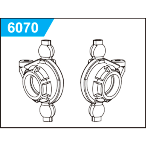 SG Drift Truck SG6070 Steering Knuckles FR (PR)