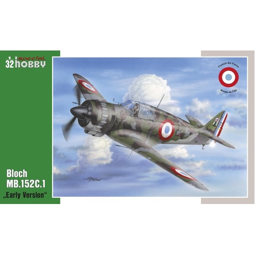 Special Hobby - 1/32 Bloch MB.152C1 Early Version Plastic Model Kit