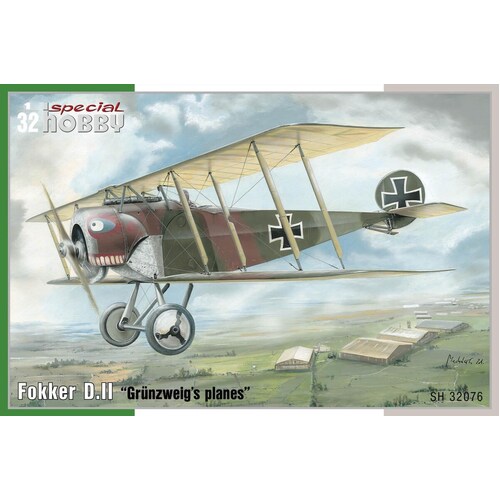 Special Hobby - 1/32 Fokker D.II "Grünzweig`s Planes" Plastic Model Kit