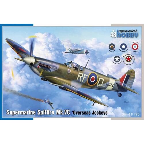 Special Hobby - 1/48 Supermarine Spitfire Mk.VC 'Overseas Jockeys' Plastic Model Kit *Aus Decals*