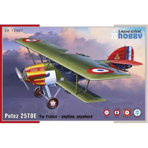 Special Hobby - 1/72 Potez 25 TOE Plastic Model Kit