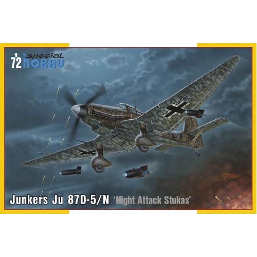 Special Hobby - 1/72 Junkers Ju 87D-5/N/D-8 ‘Night Attack Stukas’ Plastic Model Kit