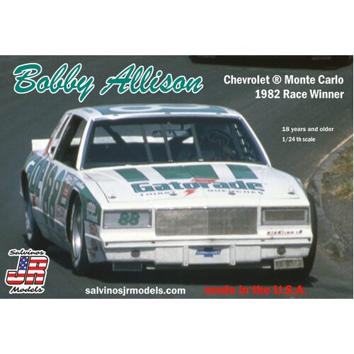 Salvinos J R BAMC1982R 1/24 Bobby Allison Chevrolet Monte Carlo 1982 Race Winner Plastic Model Kit