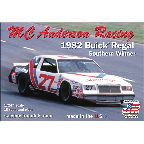 Salvinos J R 1/24 MC Anderson Racing 1982 Buick Regal Southern Winner Plastic Model Kit