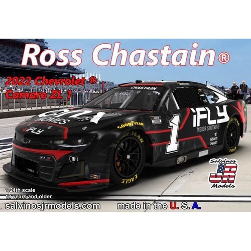 Salvinos J R 1/24 Trackhouse Racing Ross Chastain 2022 Camaro Plastic Model Kit