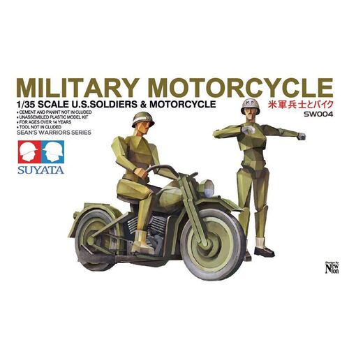 Suyata - 1/35 Military Motorcycle (Sean's Warriors Series)
