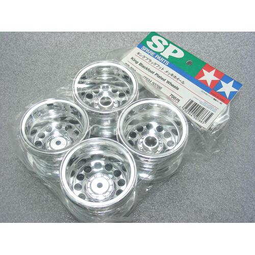 Tamiya - King Blackfoot Chrome Wheels