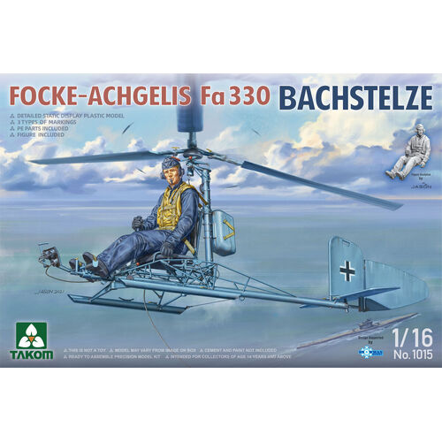 Takom - 1/16 Focke-Achgelis Fa 330 Bachstelze Plastic Model Kit [1015]
