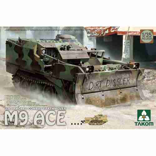 Takom - 1/35 U.S Armored Combat Earthmover M9 ACE Plastic Model Kit [2020]