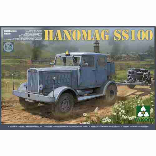 Takom - 1/35 WWII German Tractor Hanomag SS100 Plastic Model Kit