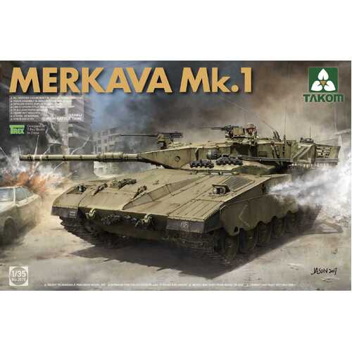 Takom - 1/35 Israeli Main Battle Tank Merkava 1 Plastic Model Kit