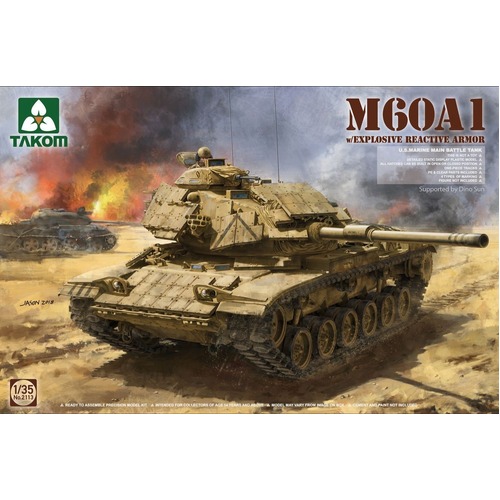 Takom - 1/35 M60A1 w/ERA Plastic Model Kit