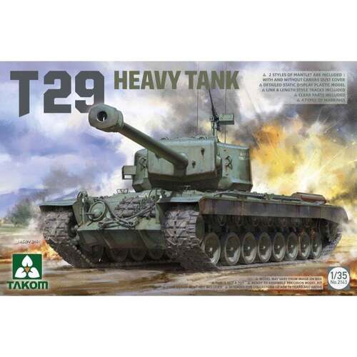 Takom - 1/35 U.S. Heavy Tank T29 Plastic Model Kit