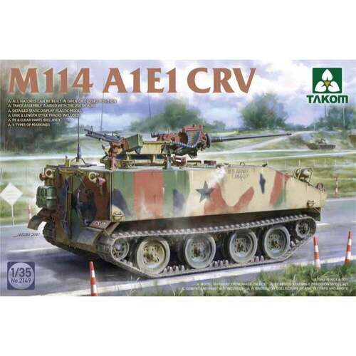 Takom - 1/35 M114 A1E1 CRV Plastic Model Kit