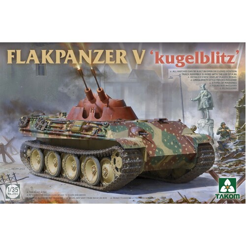 Takom - 1/35 Plakpanzer V 'Kugelblitz' Plastic Model Kit [2150]