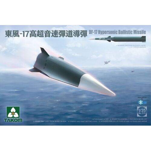 Takom - 1/35 DF-17 Hypersonic Ballistic Missile Plastic Model Kit [2153]