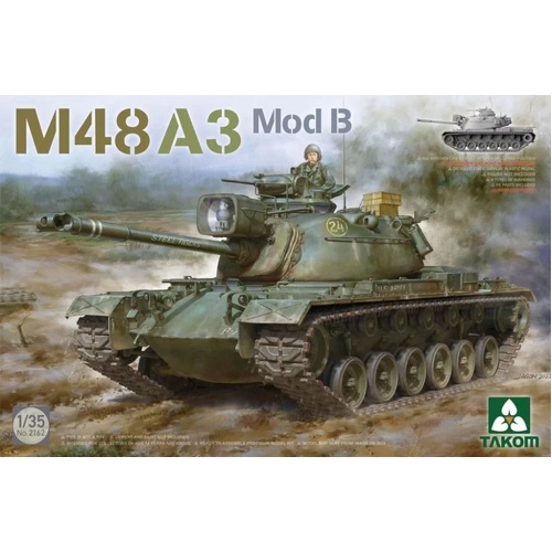 Takom - 1/35 M48A3 Mod B Plastic Model Kit [2162]