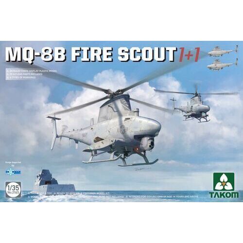 Takom - 1/35 MQ-8B Fire Scout 1+1 Plastic Model Kit