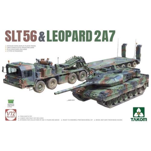 Takom - 1/72 SLT56 & LEOPARD 2A7 Plastic Model Kit