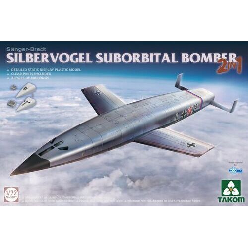 Takom - 1/72 Silbervogel Suborbital Bomber Plastic Model Kit [5017]