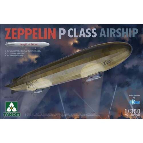 Takom - 1/350 Zeppelin P Class Airship Plastic Model Kit