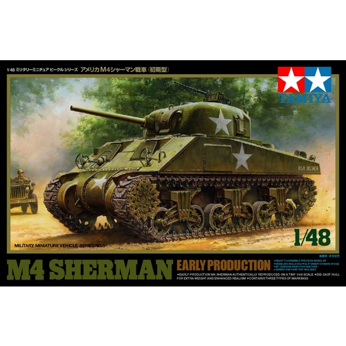 Tamiya - 1/48 US M4 Sherman Early Prod