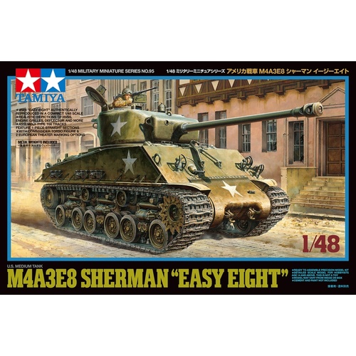 Tamiya - 1/48 M4A3E8 Sherman Easy Eight