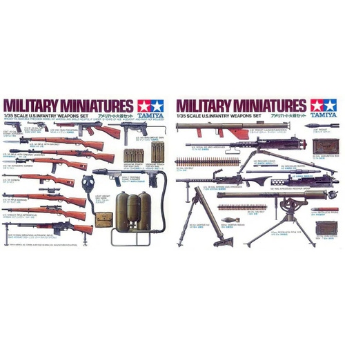 Tamiya - 1/35 US Infantry Weapons Set 