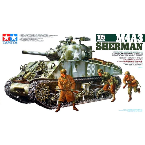 Tamiya - 1/35 M4A3 Sherman Howitzer