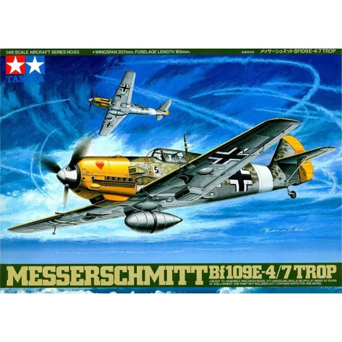 Tamiya - 1/48 Messerschmitt Bf-109-4/7