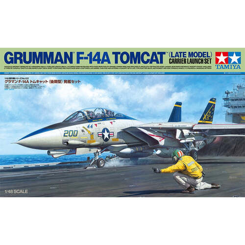 Tamiya - 1/48 Grumman F-14A Tomcat Late Model Carrier Launch Set